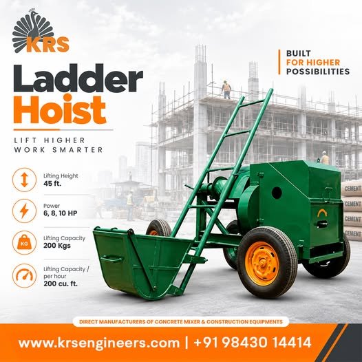 Construction Ladder Hoist Manufacturers in Tamil Nadu