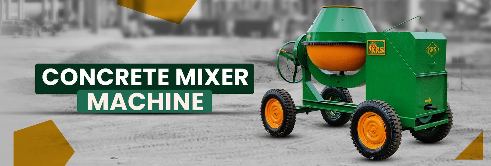 Concrete Mixer Machine - KRS Industries